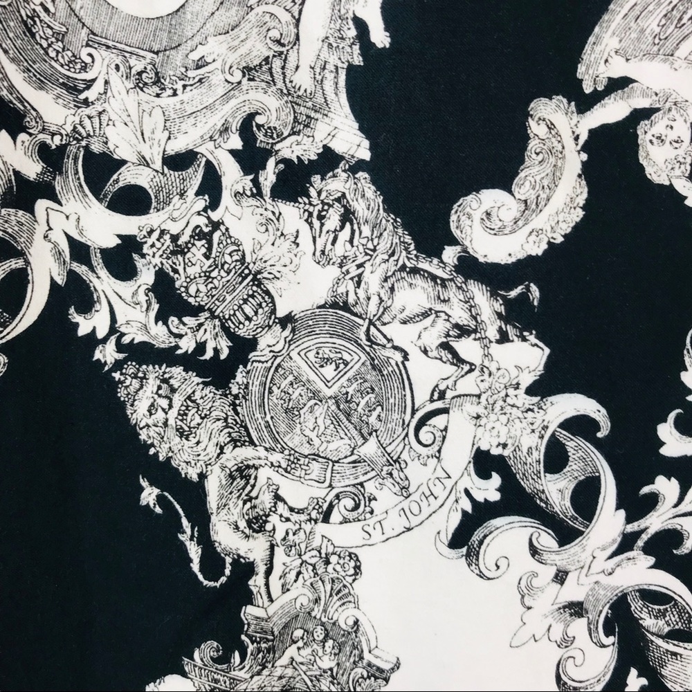 St. John baroque print jacket - Picture 7 of 8